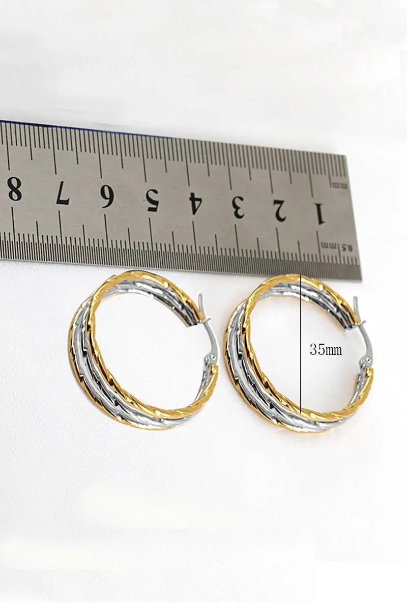 18K GOLD PLATED STAINLESS STEEL EARRINGS_CWAJE0401