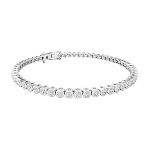 3.50 CT Moissanite Gold Tennis Bracelet