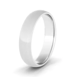 5mm Satin Finish Men's Wedding Band