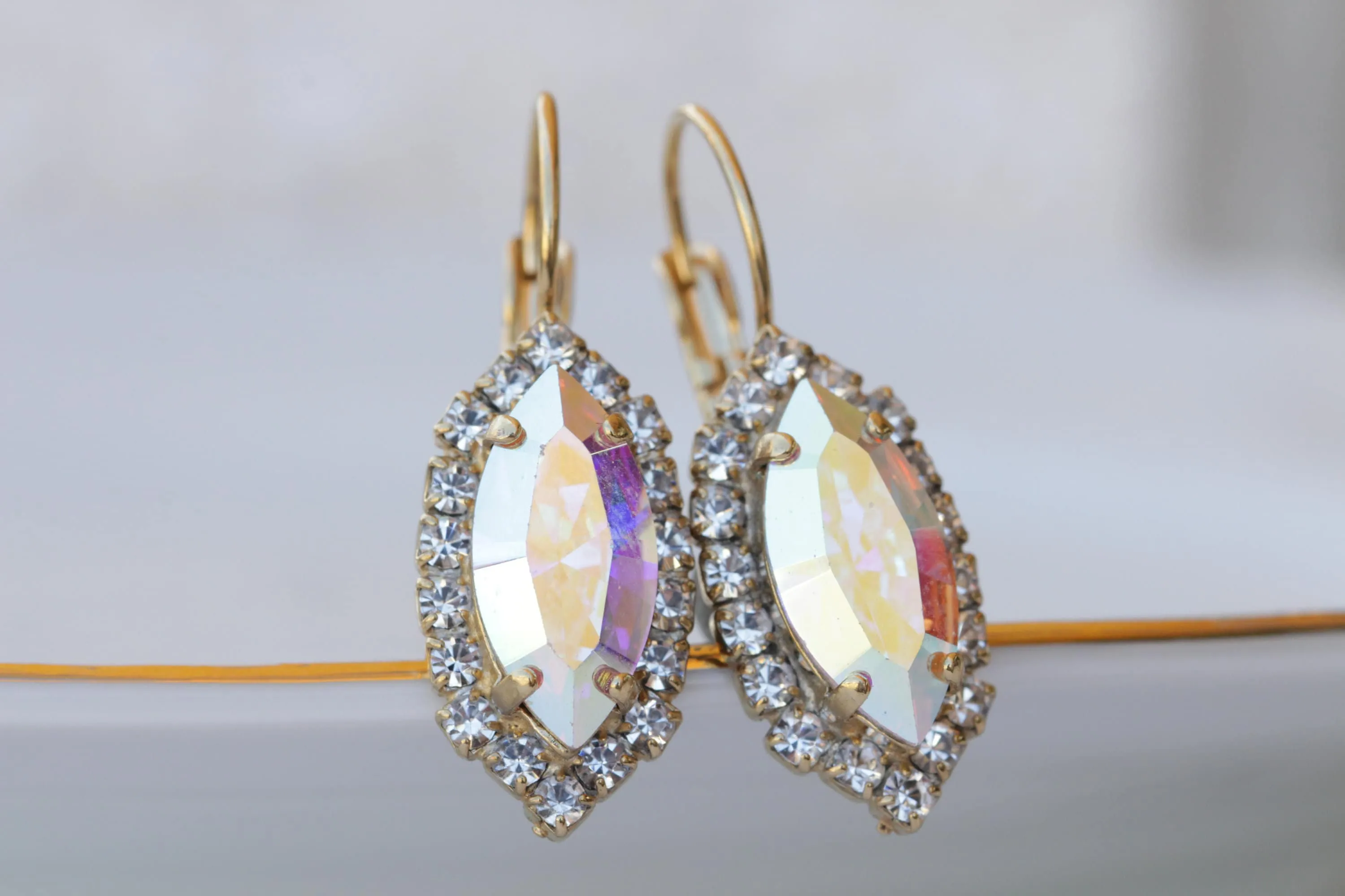 AB CRYSTAL Drop Earrings