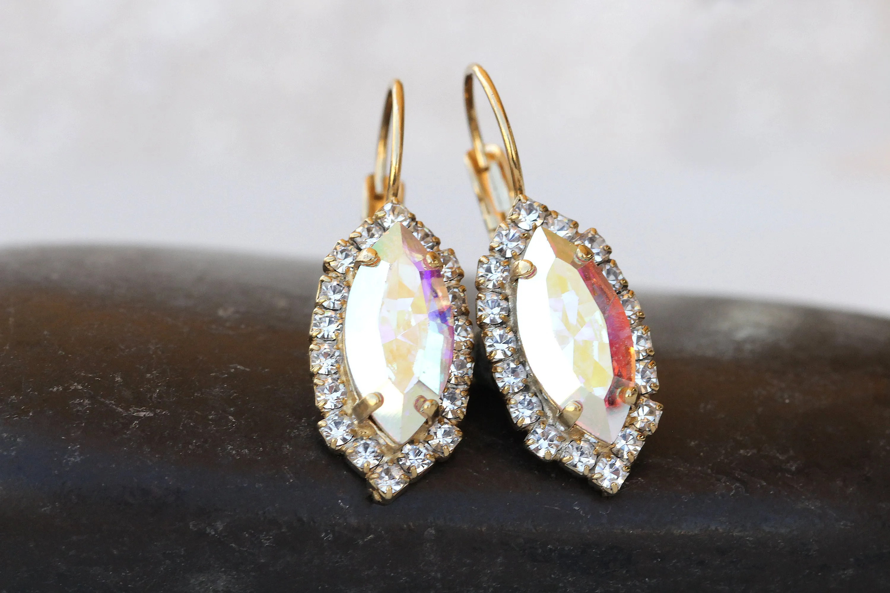 AB CRYSTAL Drop Earrings