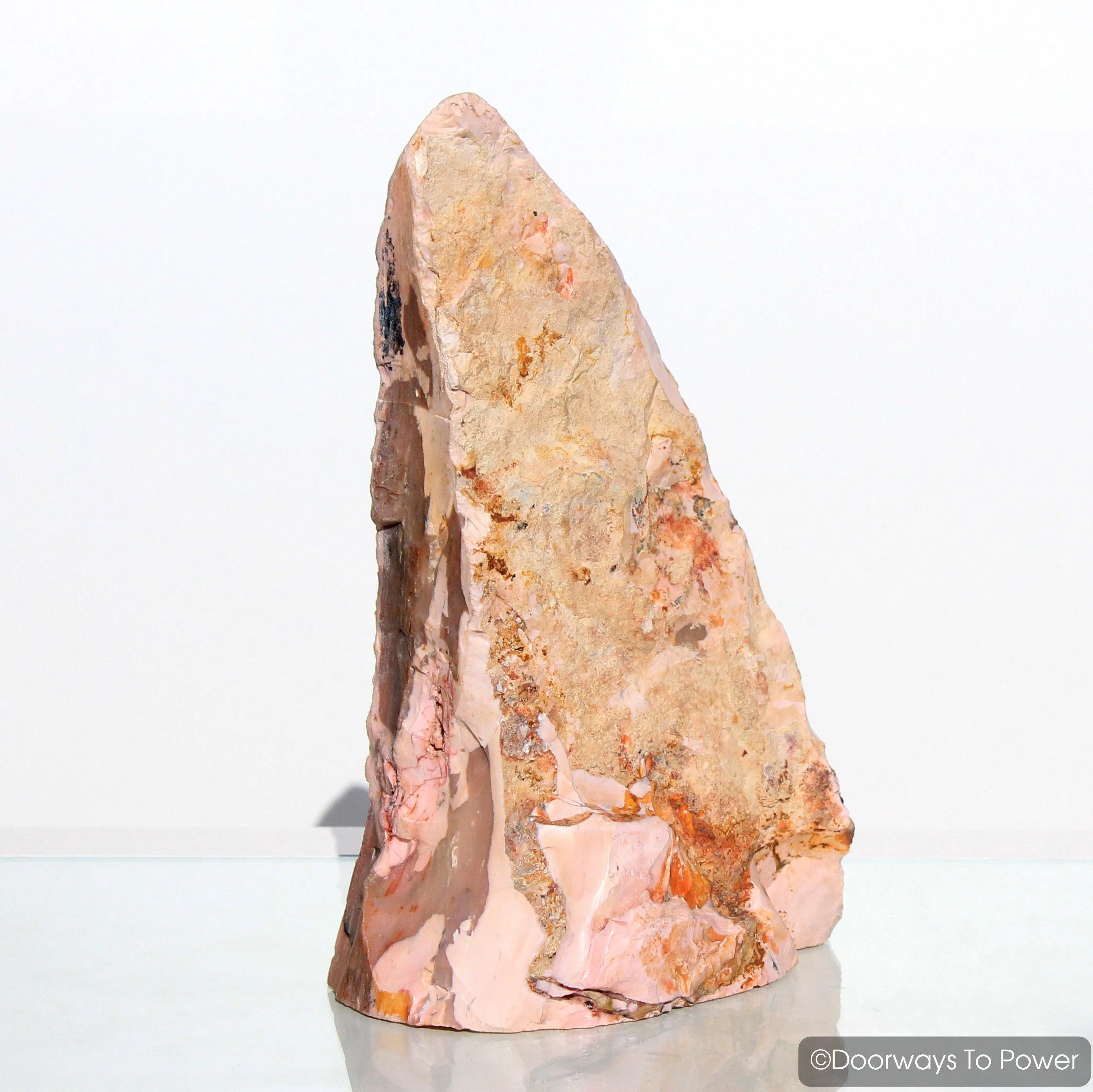 Angelic Pink Opal Crystal Sculpture  'Museum Quality' XL 13 lbs