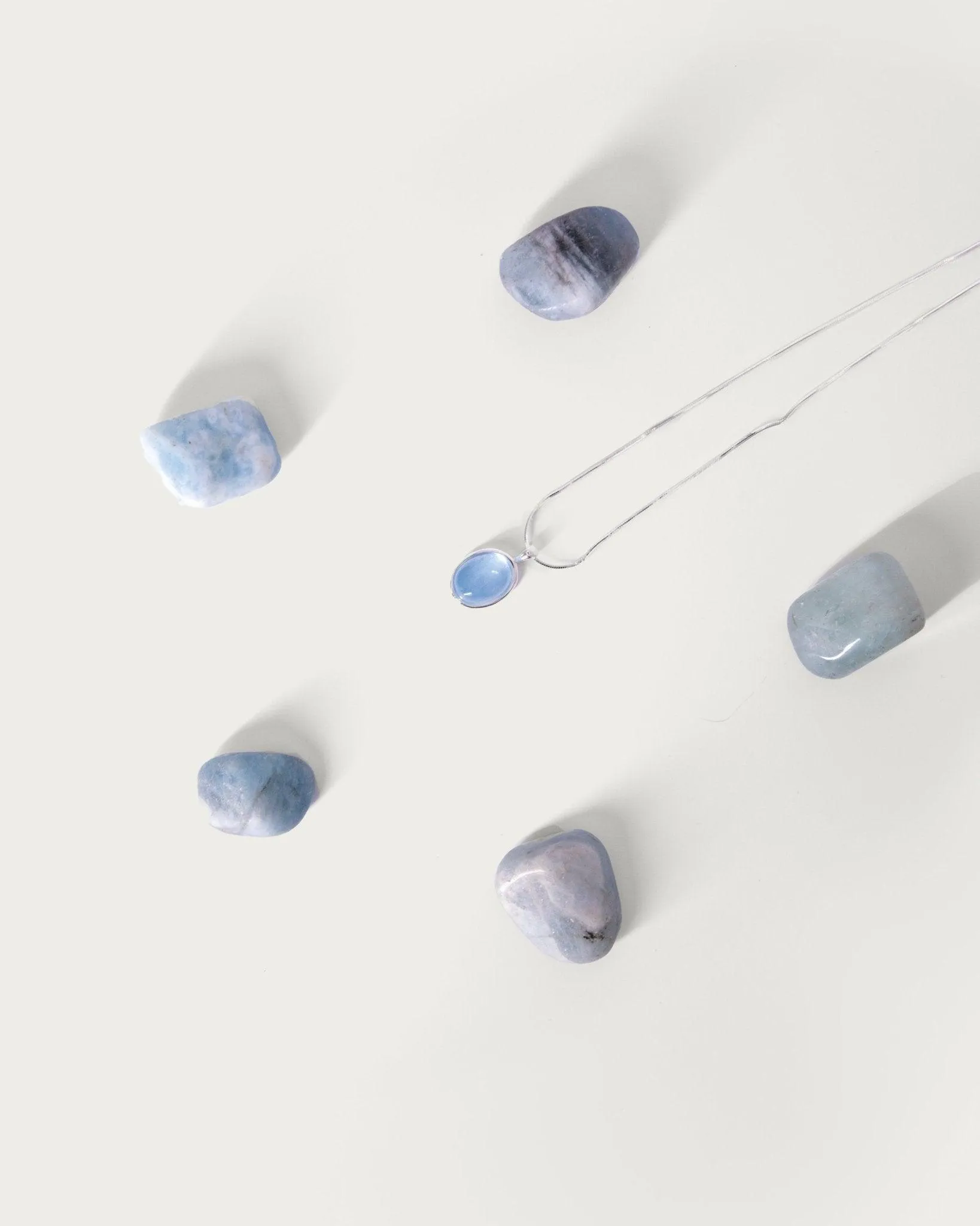 Aquamarine Stone Necklace