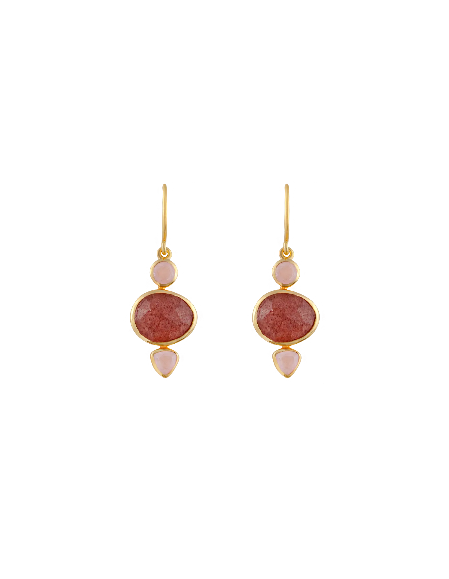 Bianc Tangeld Earrings - Gold