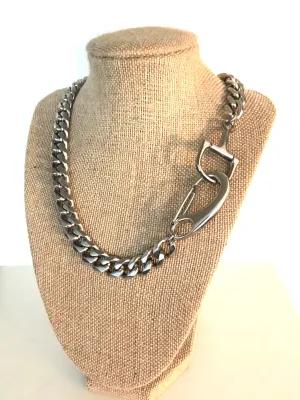 D-BIT CURB CHAIN CHOKER | Breeders Cup Limited | Equestrian Jewelry | D-Bit Necklace - AtelierCG™