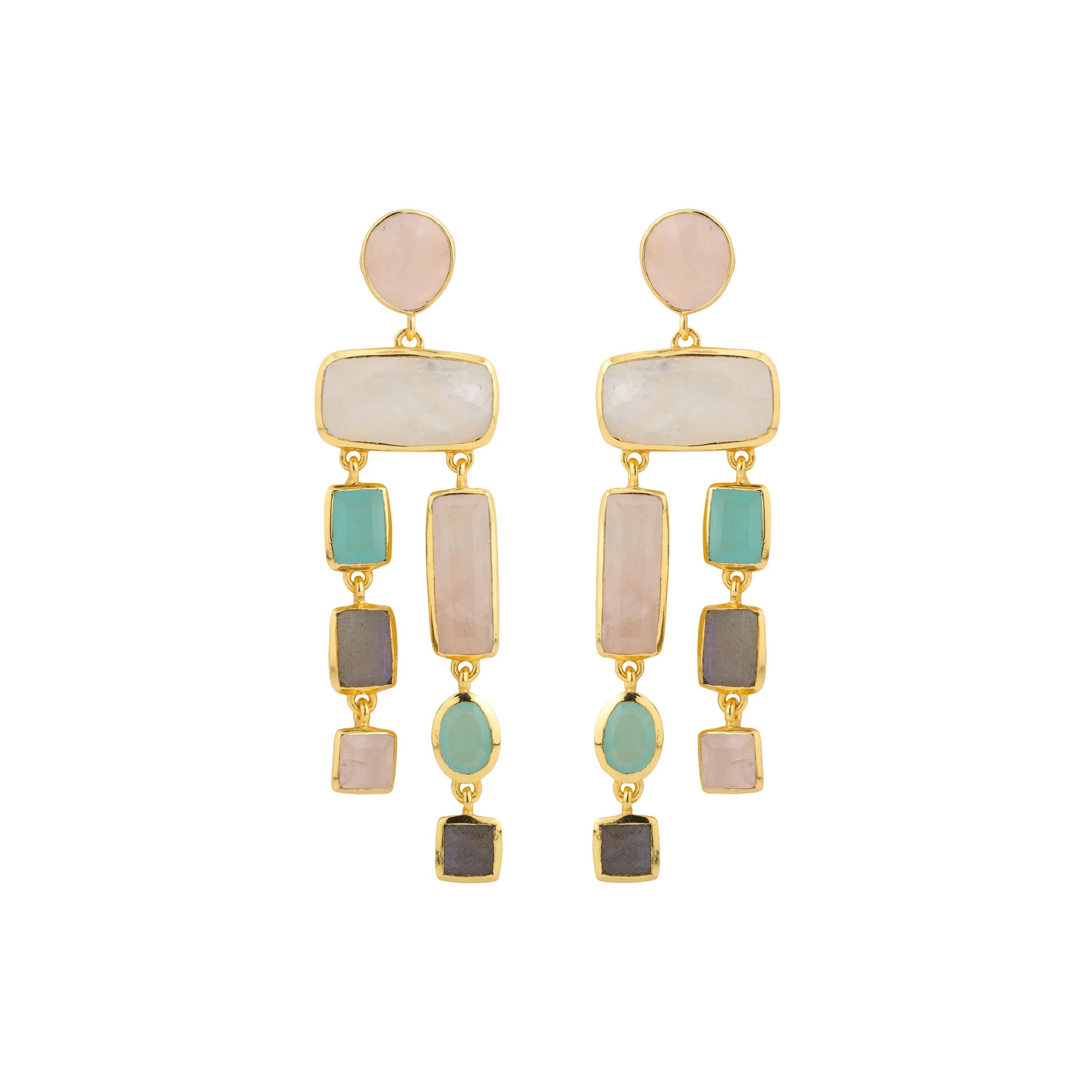 Earrings - Chandelier in Pastels