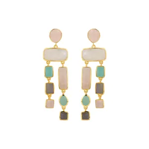 Earrings - Chandelier in Pastels