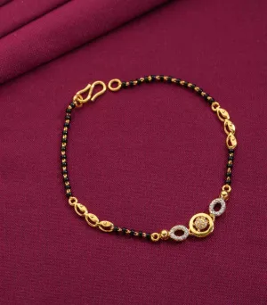 Elegant Stud Mangalsutra Bracelet