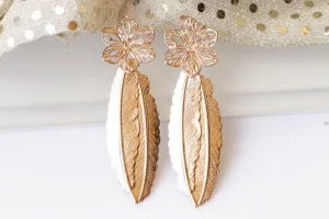 FEATHER EARRINGS