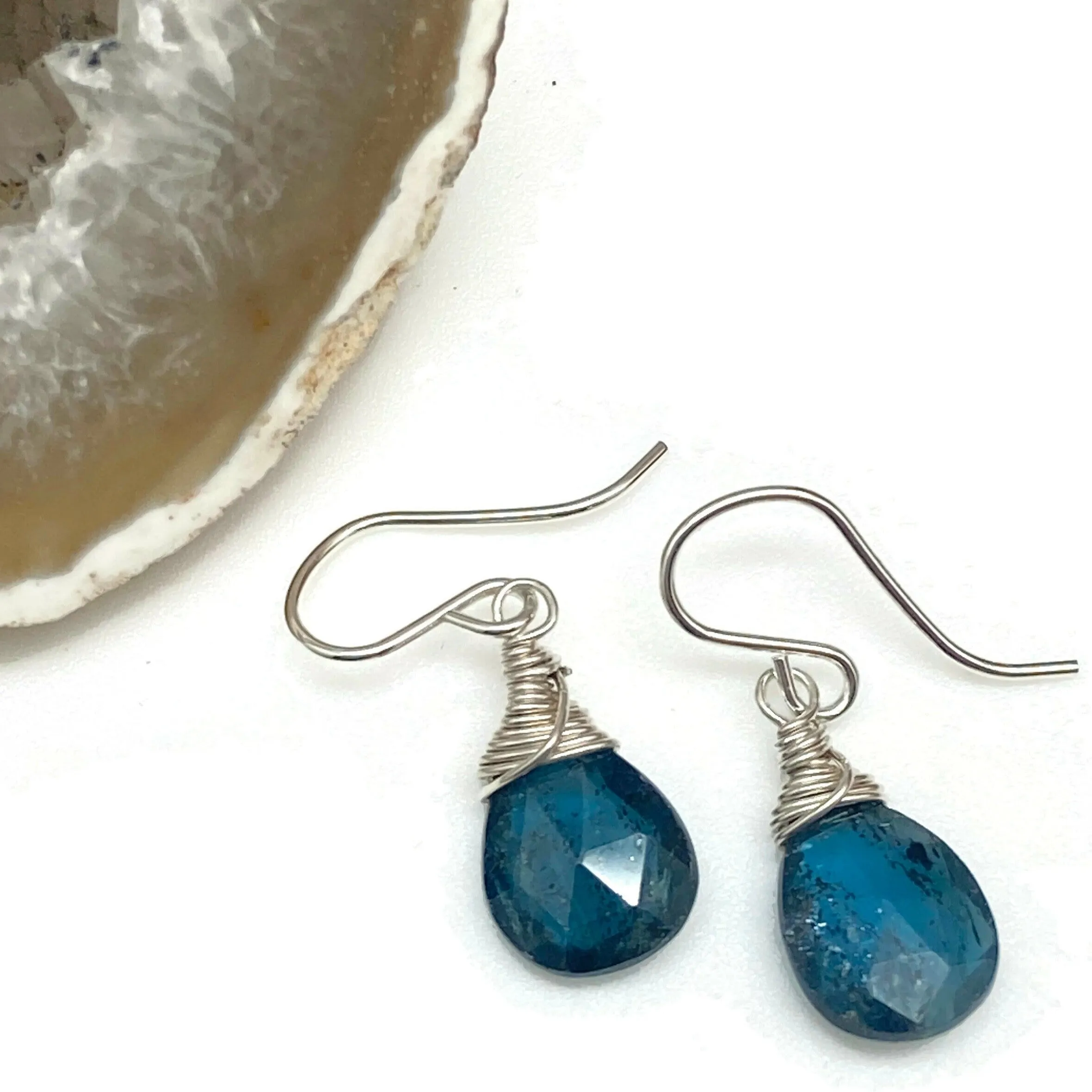 Gemstone Drop Earrings