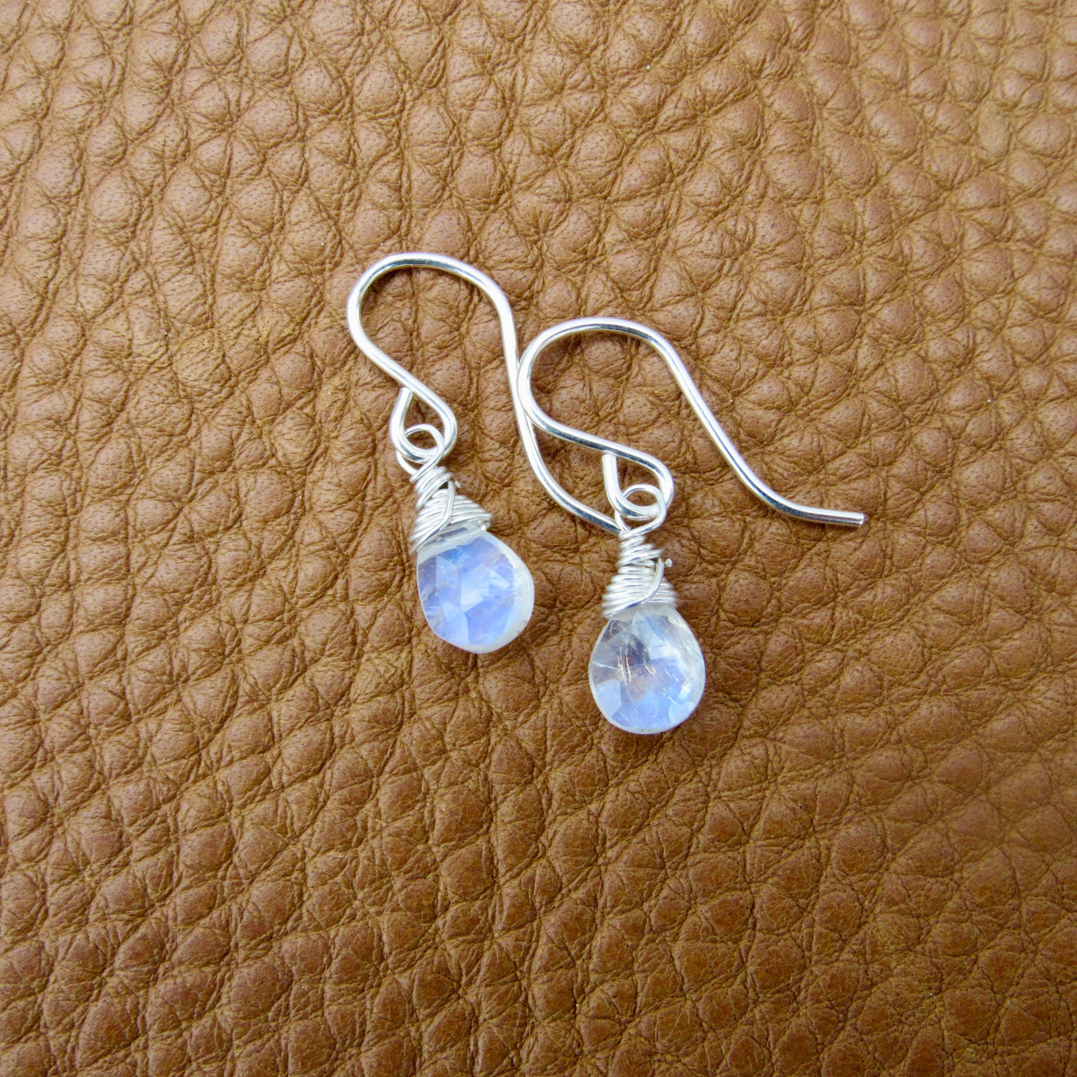 Gemstone Drop Earrings