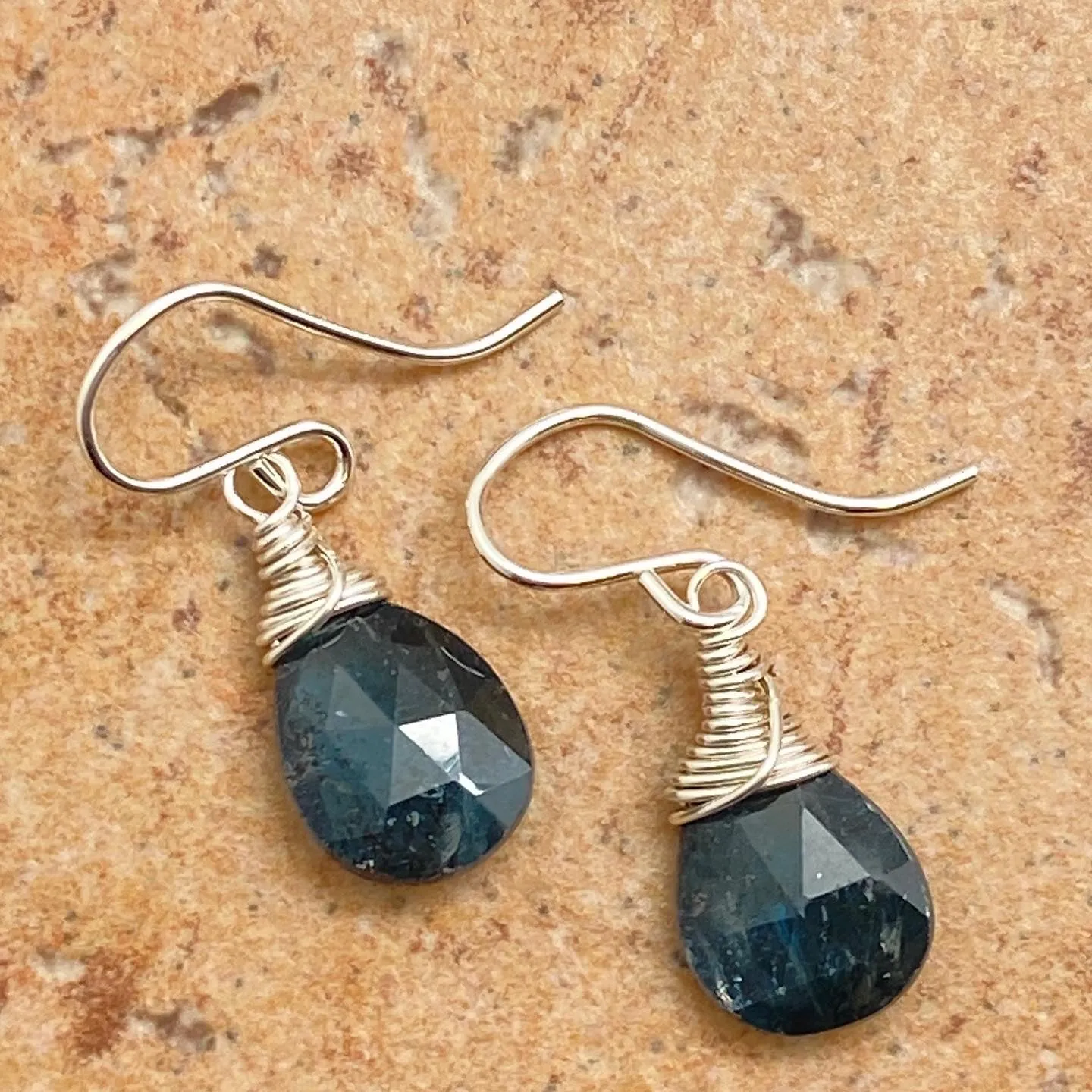 Gemstone Drop Earrings