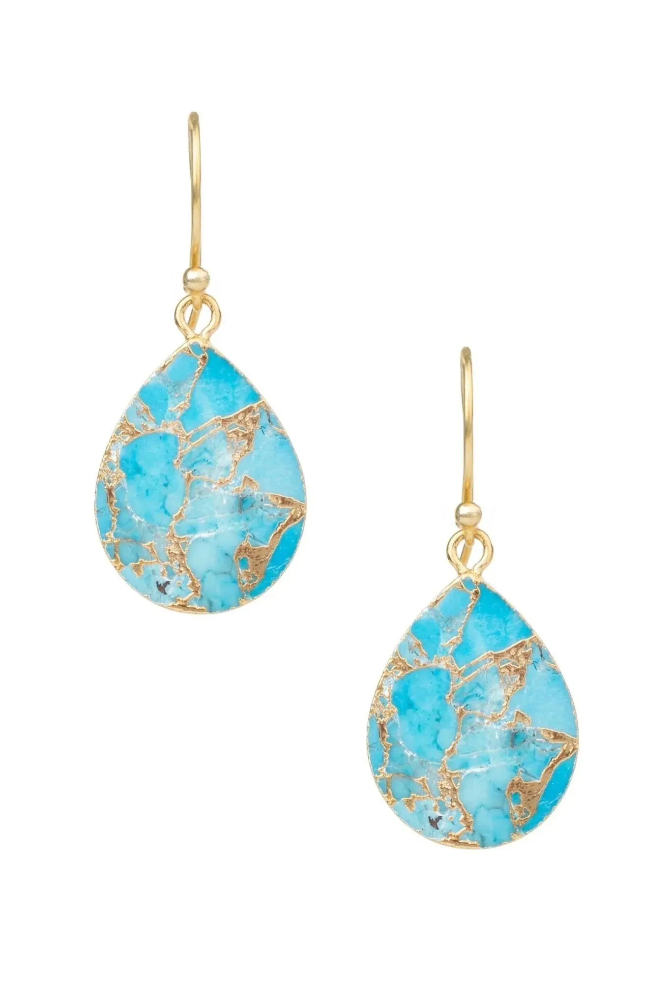 Gemstone Drop Mojave Earrings