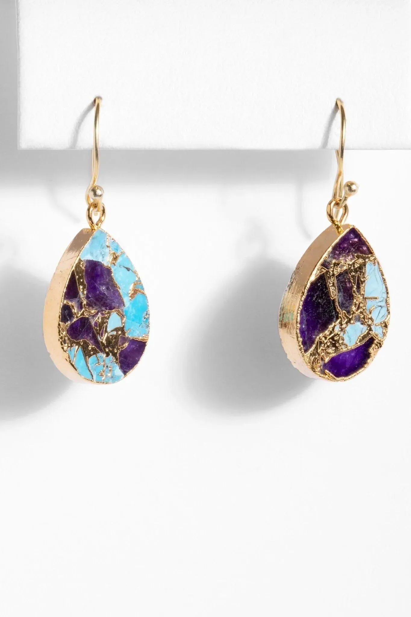 Gemstone Drop Mojave Earrings