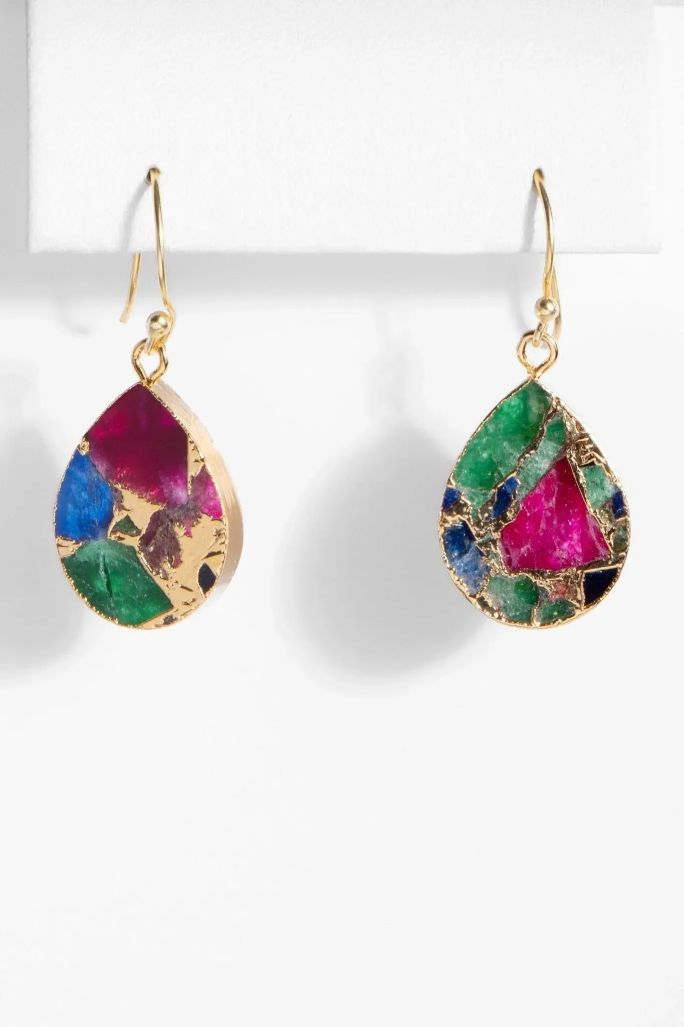 Gemstone Drop Mojave Earrings