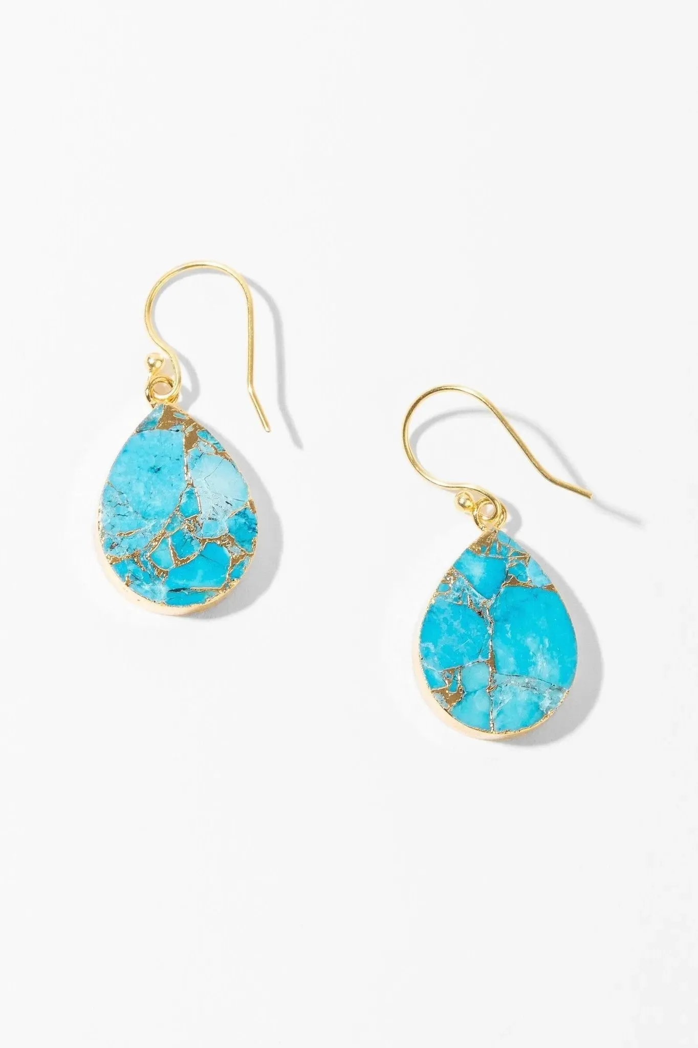 Gemstone Drop Mojave Earrings