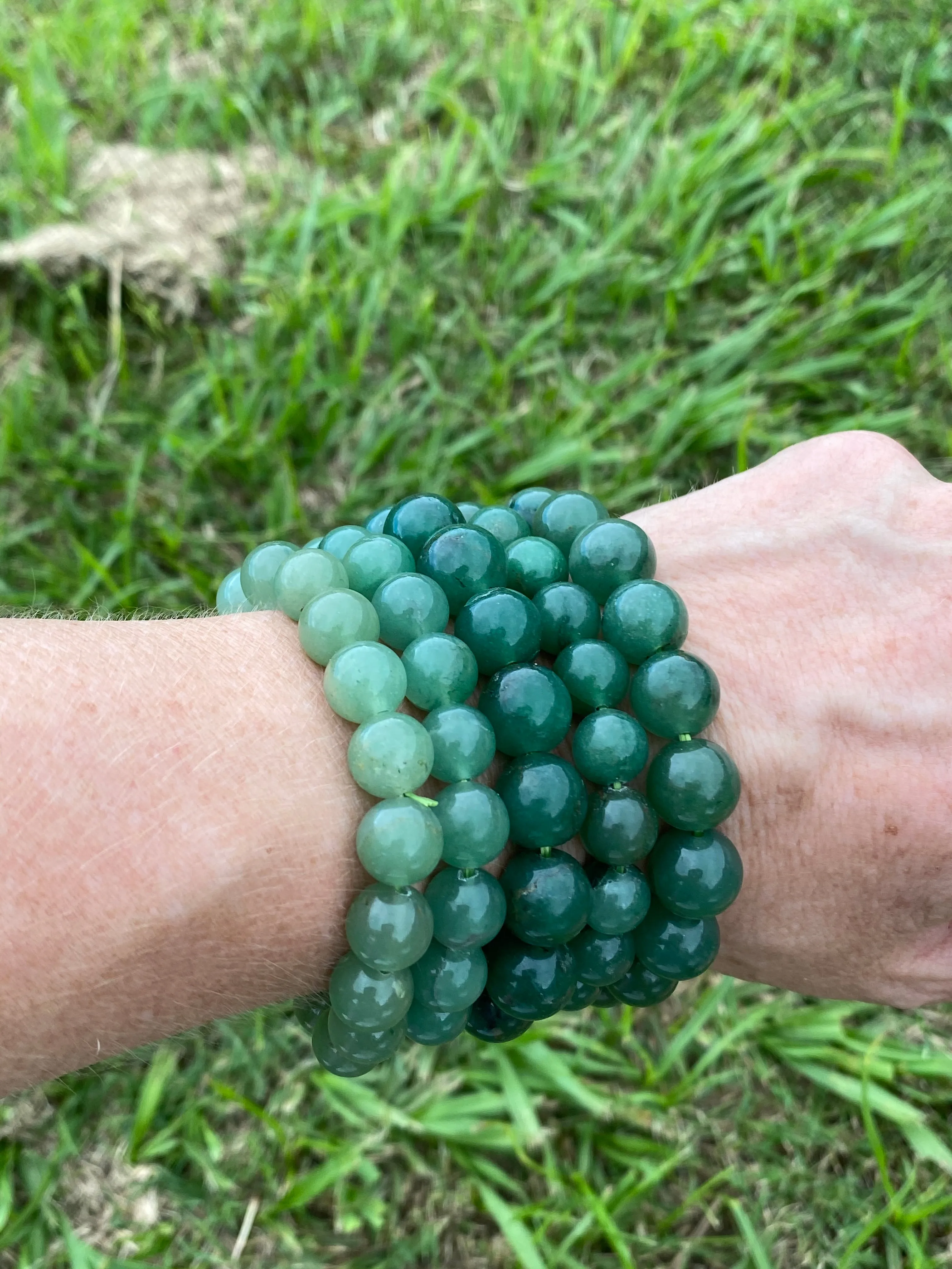 Green Aventurine Bead Bracelet