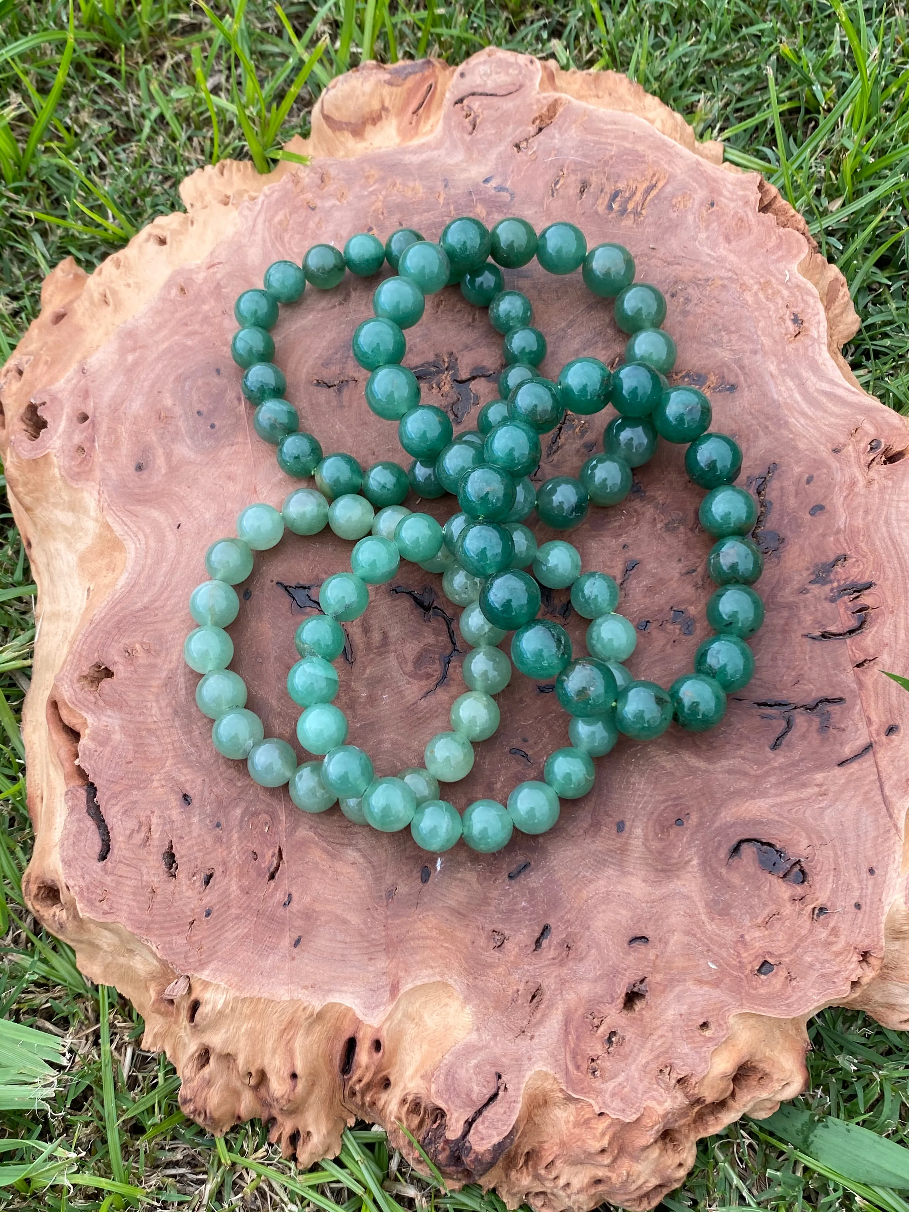 Green Aventurine Bead Bracelet