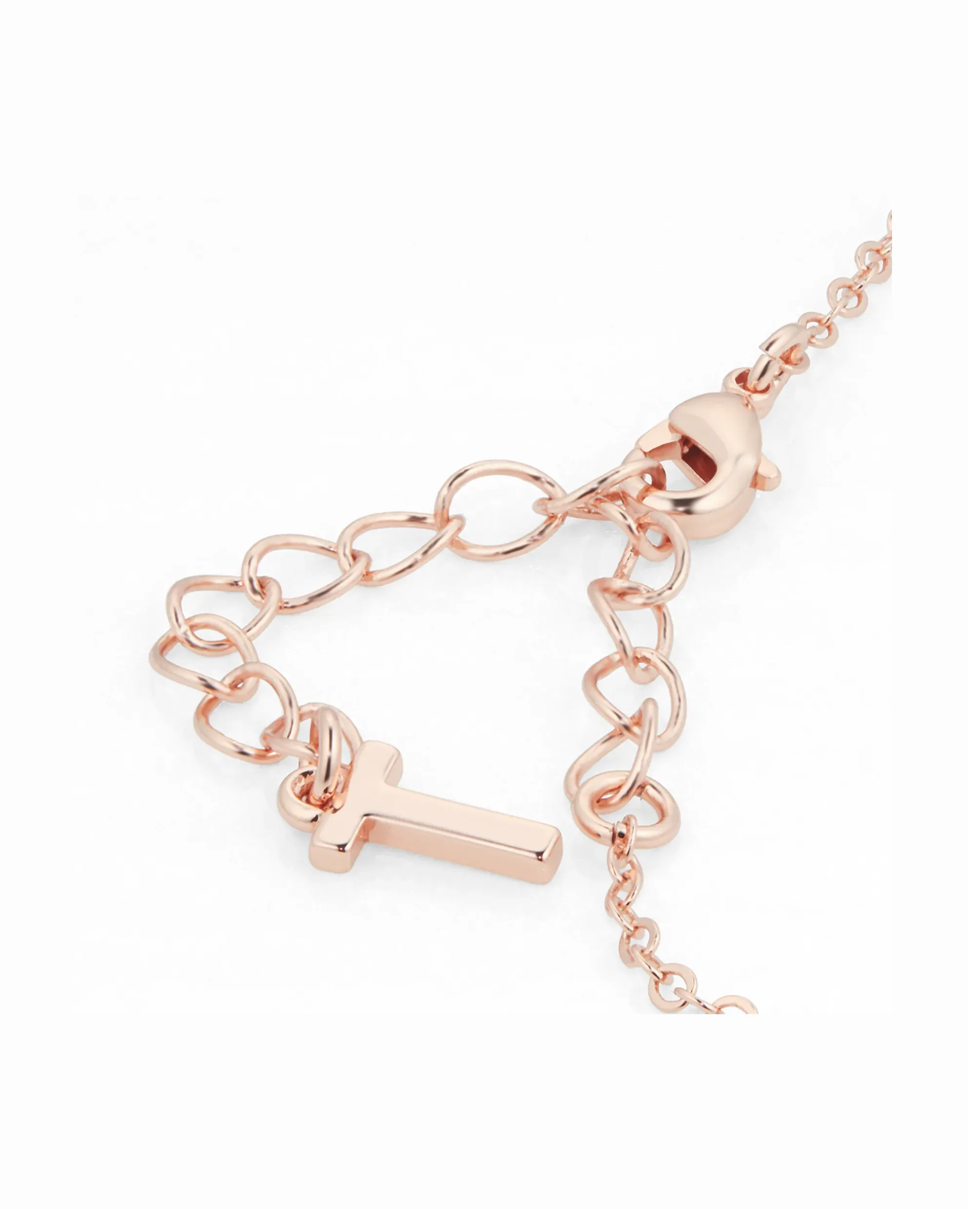 Harsaa Tiny Heart Bracelet Rose Gold