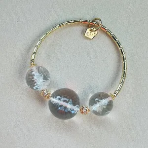 Heavenly Himalayan Quartz Diadem Bracelet