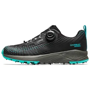 Icebug Women&#x27;s Newrun Bugrip Gore-Tex Black/Jade Mist | Buy Icebug Women&#x27;s Newrun Bugrip Gore-Tex Black/Jade Mist here | Outnorth