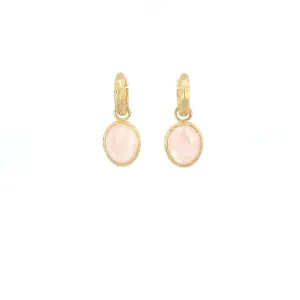 Jorge Revilla Shade Rose Quartz Earrings