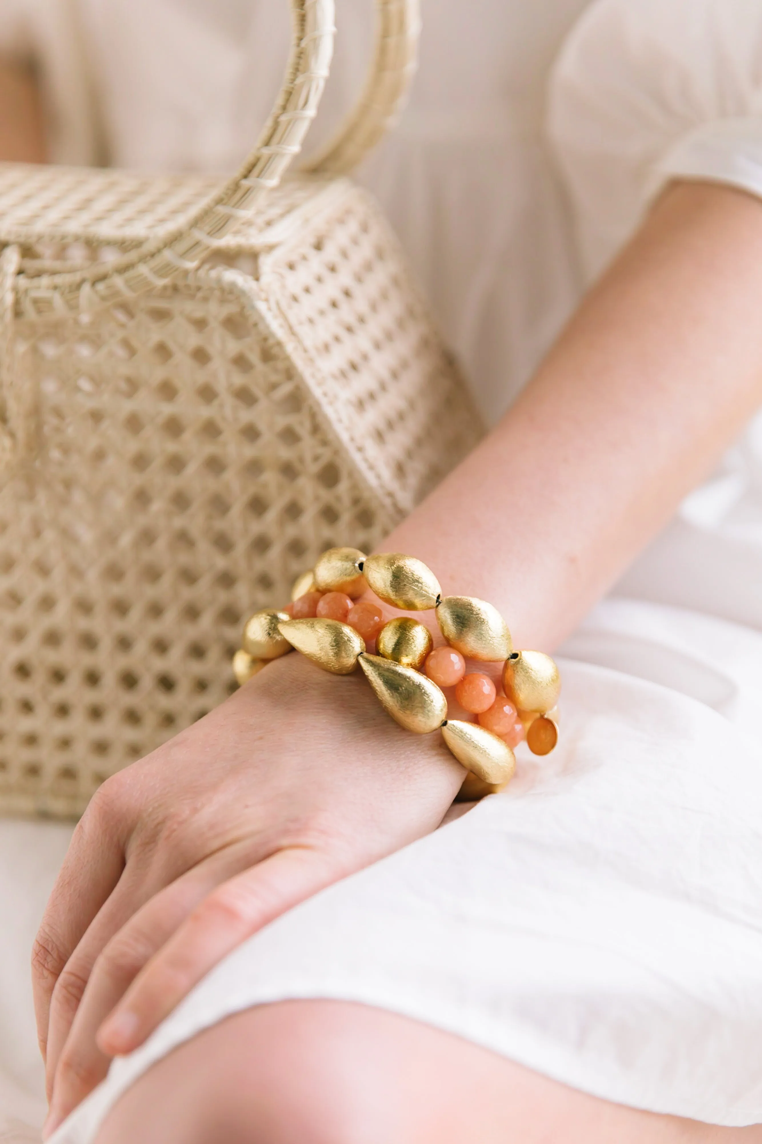 Lauren Tangerine Bracelet