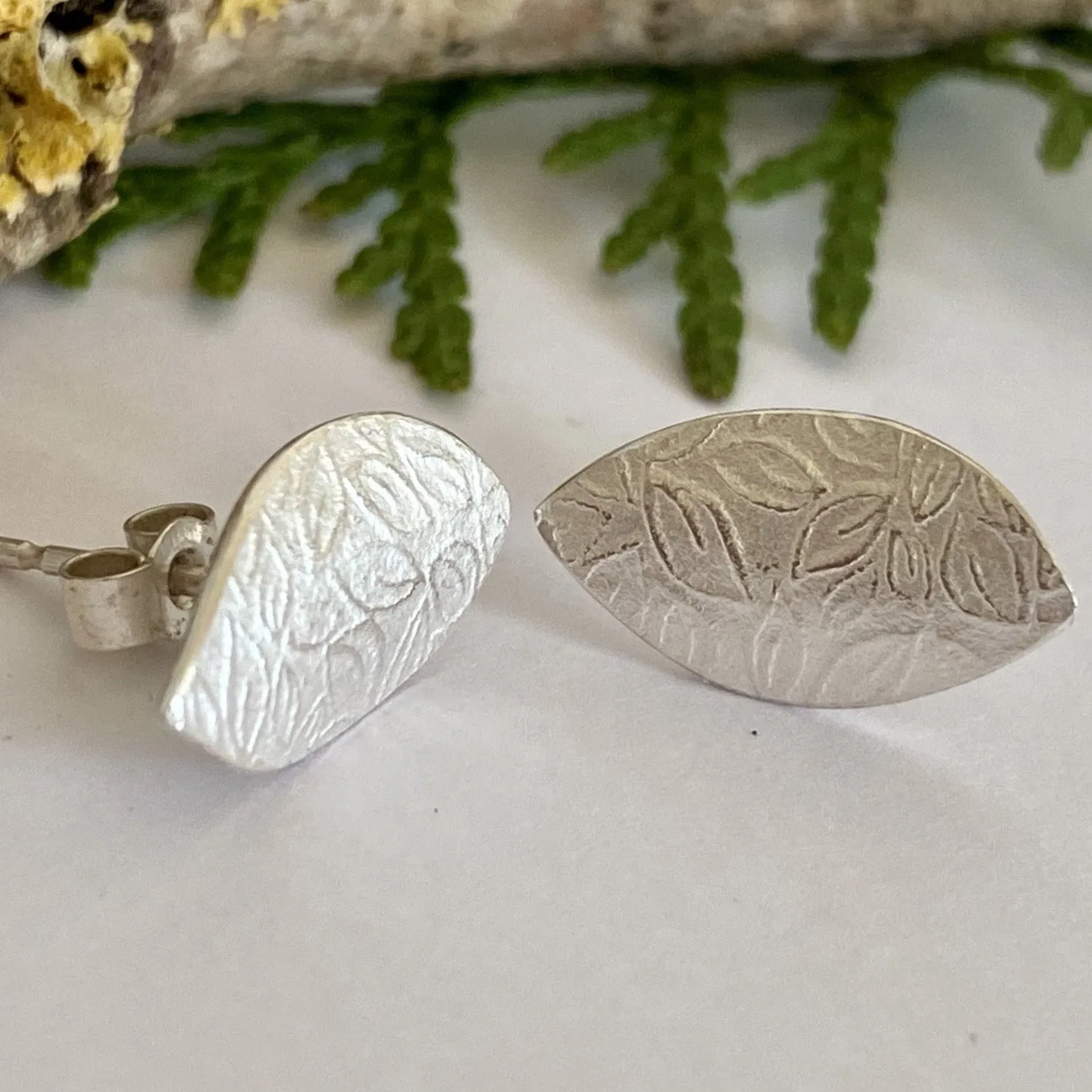 Leaf Stud Earrings