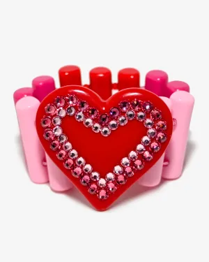 LICORICE HEART CUFF