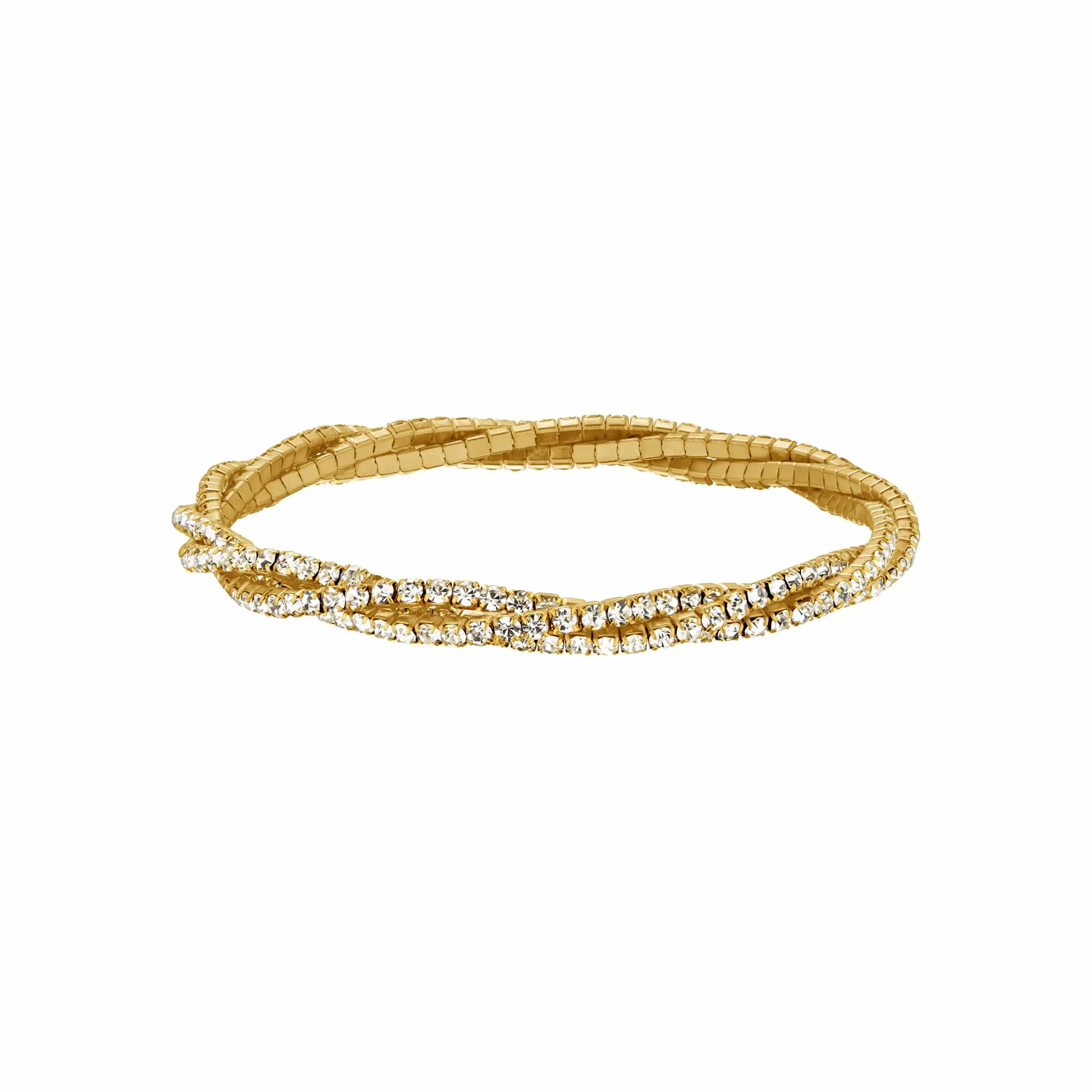 Luxe Tennis Twist Stretch Bracelet