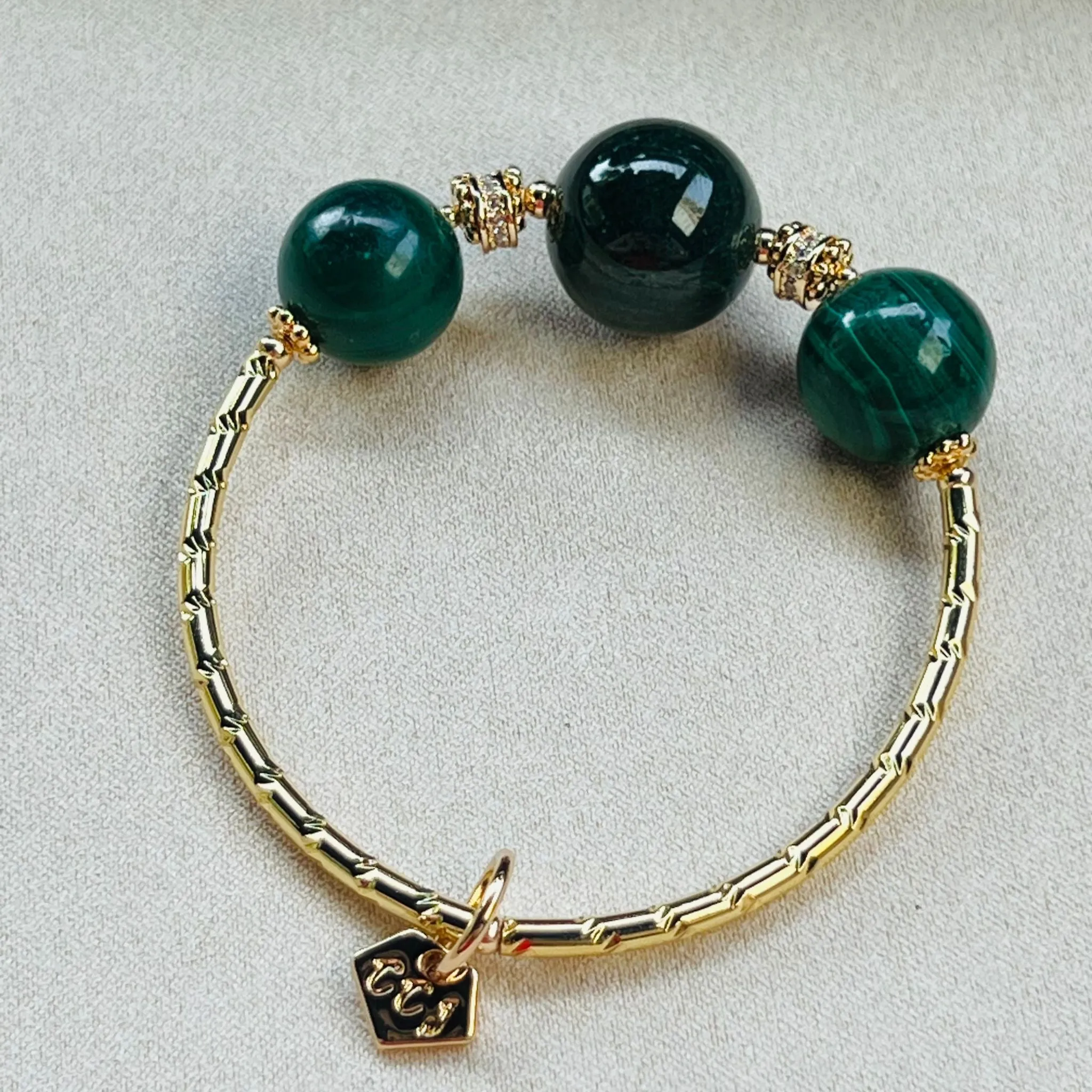 Merry Malachite & Jade Diadem Bracelet