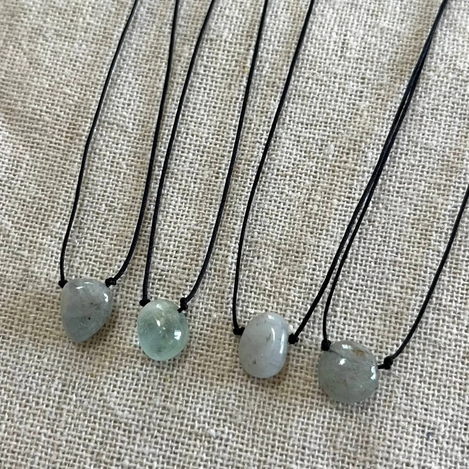 Mini Gem Pendant - Aquamarine