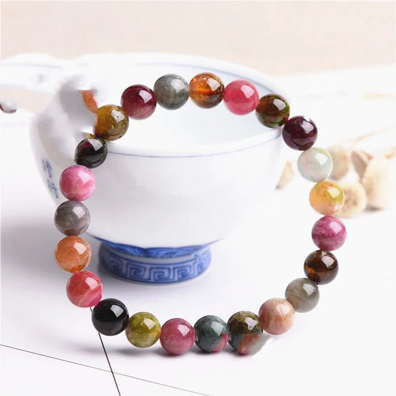 Natural Color Tourmaline Bracelet Fashion Tourmaline Bracelet