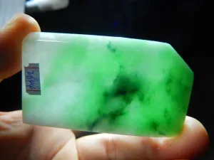 Natural Jade Jadeite Raw (33g, 61X31X5.6mm)