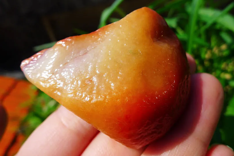 Natural Jade Rough Jadeite Raw (59g,5.1X3.9X2.1cm)