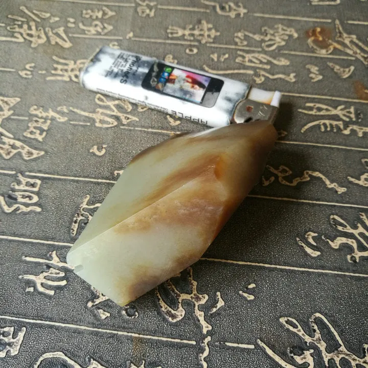 Natural Kunlun Jade Rough Nephrite Raw (139g, 7.5X5X3cm)