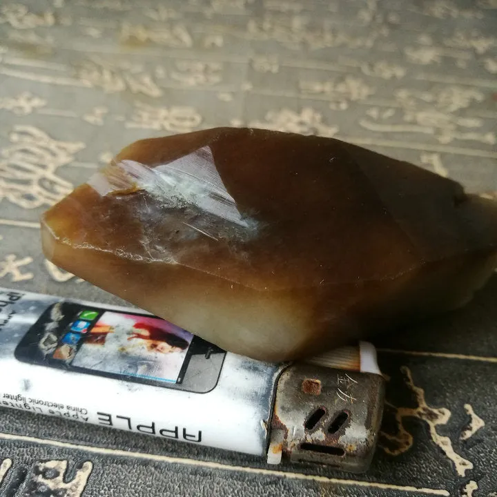 Natural Kunlun Jade Rough Nephrite Raw (139g, 7.5X5X3cm)