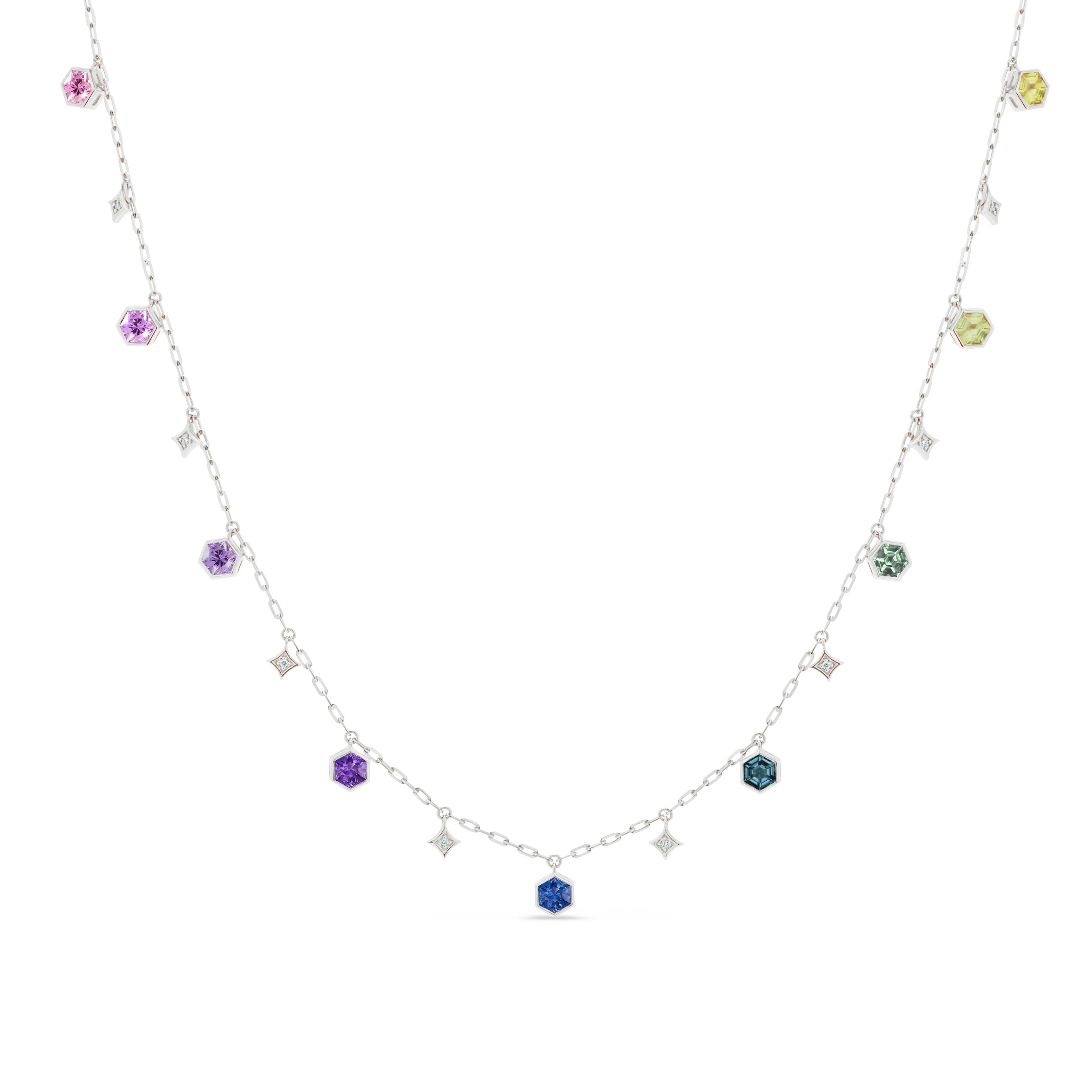 Nebula 18K Charm Necklace