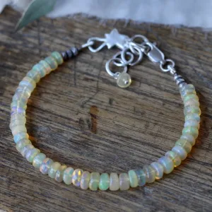 Opal gemstone bracelet