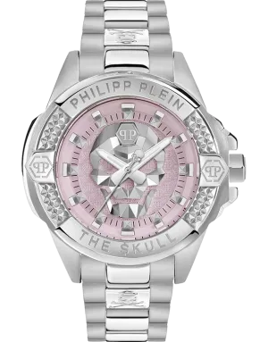 Philipp Plein - Quartz Skull Pink Dial 41mm Watch - PWNAA1423 - 788089