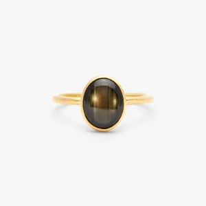 R12001SSBK | Star Sapphire Glacé Ring