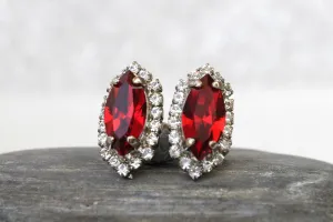 Red  BRIDESMAID Earrings