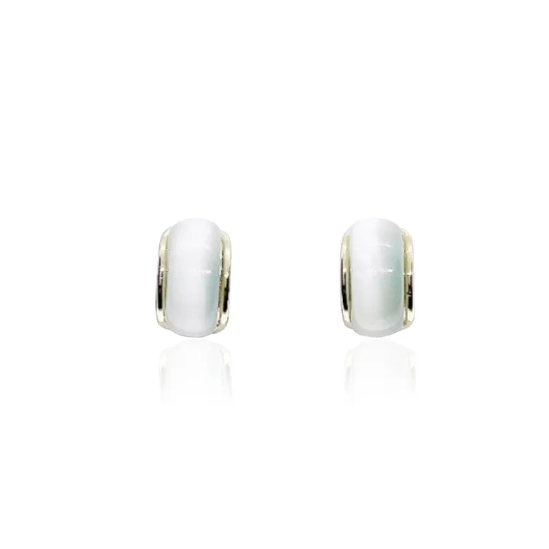 Simulated Moonstone Earrings