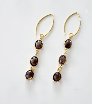 Smokey Quartz Earrings