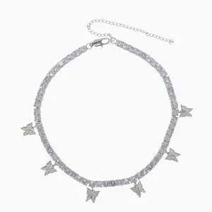 Sparkling Butterfly Choker