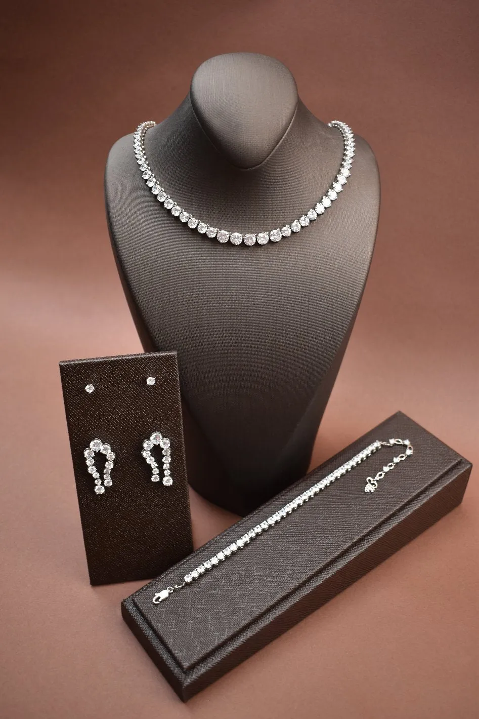 STARLA Simulated Diamond Jewelry Set