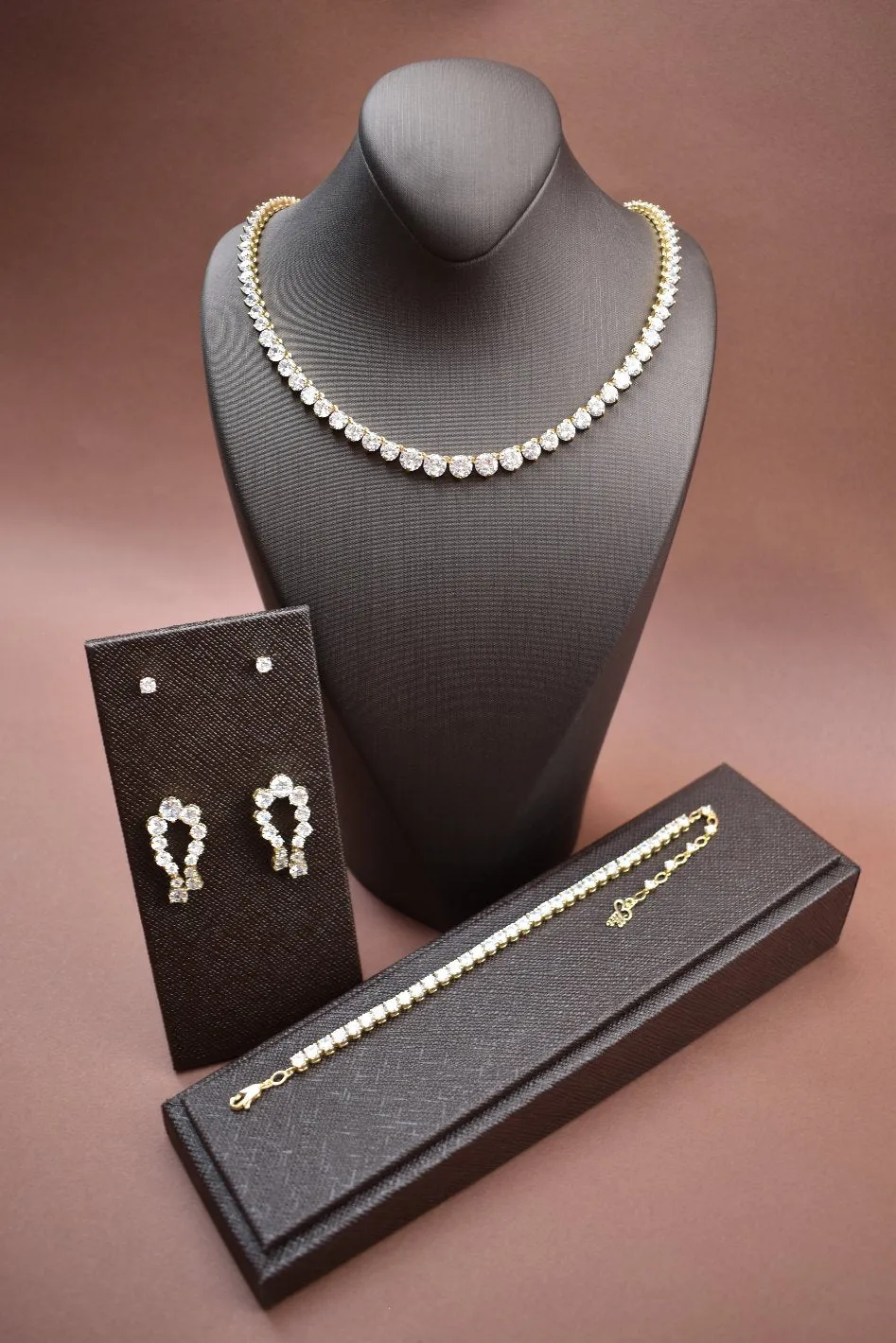 STARLA Simulated Diamond Jewelry Set