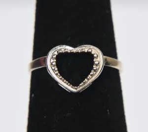 Sterling Silver Open Heart Toe Ring - Size 3.25