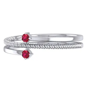 THE RED TWIST TOE RING