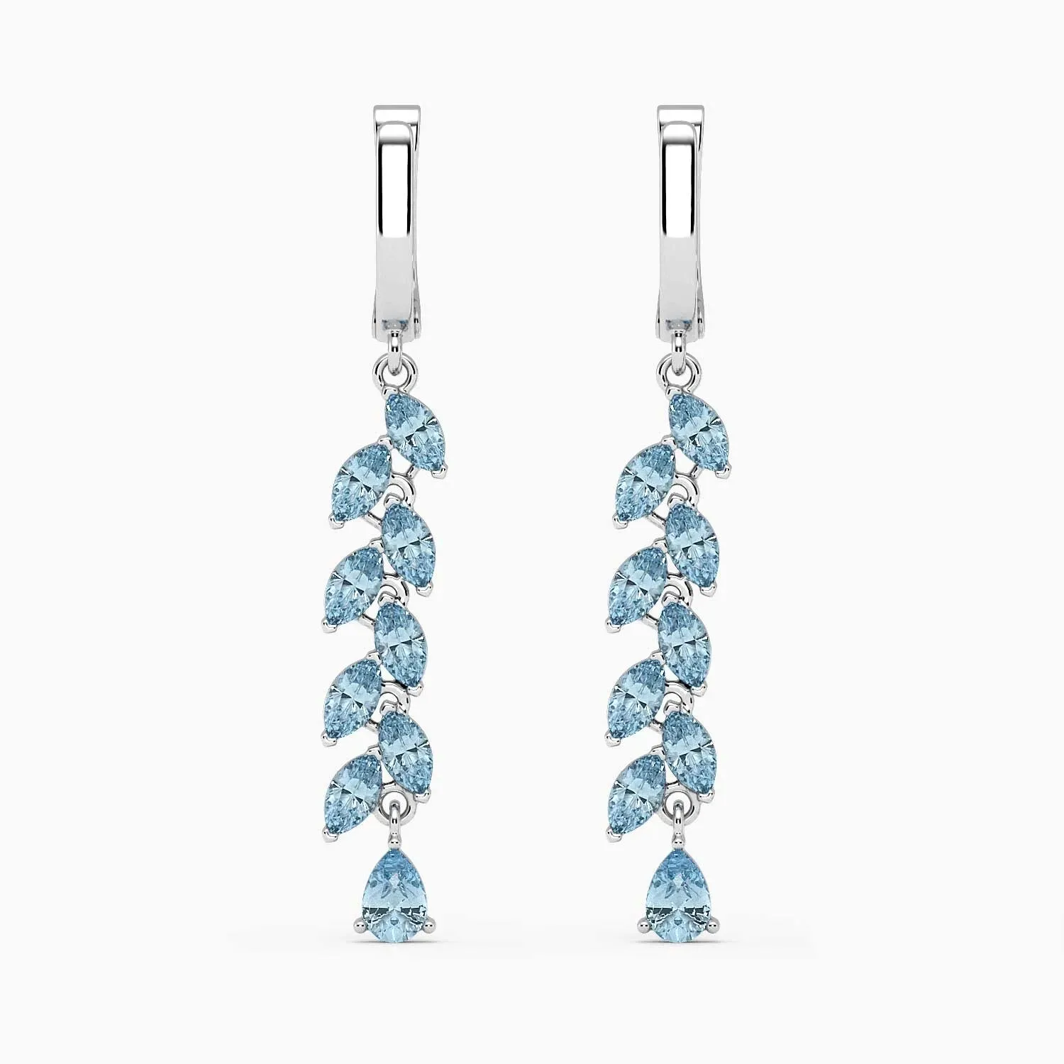 Topaz Drop Earrings in Sterling Silver | Irosk Australia ®